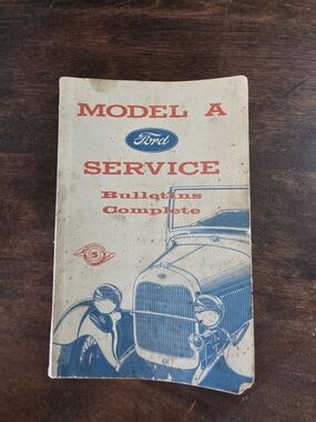 Ford Model A Service Manual Cover